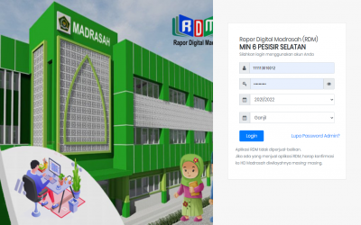 MIN 6 PESSEL SIAP HADAPI RAPOR DIGITAL MADRASAH
